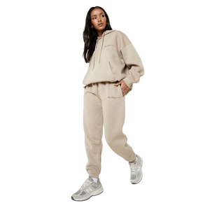 Ensemble de survêtements à capuche en polaire couleur personnalisée unisexe Survêtements de jogging de haute qualité grande taille logo écologique vente en gros solide - Product Image 1