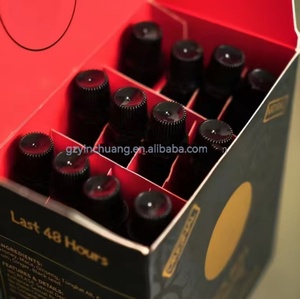 Nieuw Binnen Hoge Kwaliteit Koninklijke Honingverpakking Puur Zwarte Stier Honing Stijve Dozen Kruidensupplementen Voor Mannen - Product Image 1