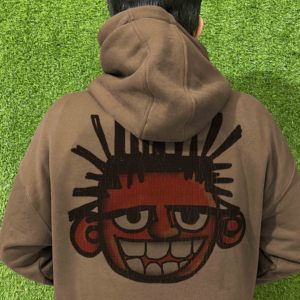 Sudaderas con Capucha Personalizadas, Resistentes al Viento, Ecológicas, con Cierre, 100% Algodón, para Hombre, Tallas Grandes, Invierno, Digitales - Product Image 2