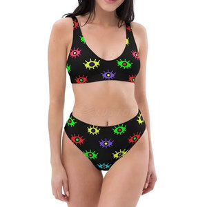 2025 conjuntos de Bikini de playa de baño con estilo personalizado para mujer, conjunto de Bikini de producto Premium para damas - Product Image 3