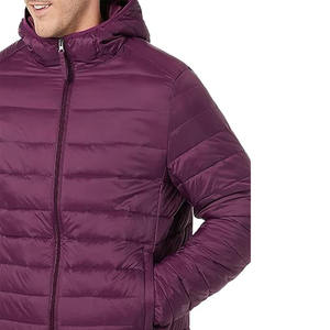 Chaqueta acolchada térmica fina transpirable de alta calidad para hombre, OEM personalizada, larga longitud, reversible, forro de poliéster, tela Softshell, nuevo - Product Image 5