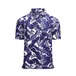 เสื้อโปโลกอล์ฟผู้ชายเน้นความสบาย ผ้าสัมผัสนุ่ม สไตล์สปอร์ต เสื้อโปโลกอล์ฟผู้ชาย - Product Image 1