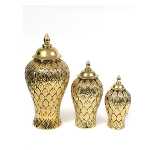 Lujosos tarros de jengibre hechos a mano Juego de 3 hechos a mano Más vendidos y de alta calidad - Product Image 2