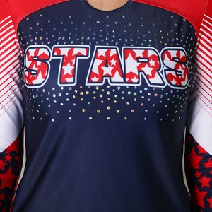 Ensembles d'uniformes de cheerleading pour femmes personnalisés de haute qualité, confortables, respirants, pour sports de plein air, dernier design, vente en gros OEM - Product Image 4