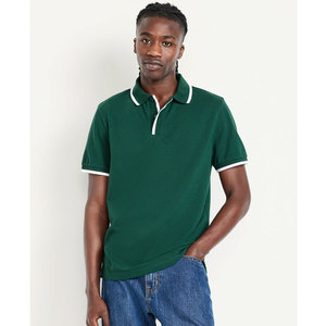 Ropa lisa de manga corta con logotipo personalizado, polos informales con sublimación completa para hombre, polos informales de manga corta de lujo para hombre - Product Image 2