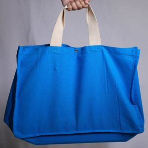 High Quality 100% Cotton Custom Large Capacity <b>Canvas</b> Tote Shoulder Bag Eco-Friendly Recycled Multi-Pockets Zipper Closure - Product Image 6