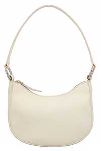 Cream Genuine Leather Crescent Shoulder <b>Bag</b> Women <b>Small</b> Hobo Purse Trendy Underarm Handbag Cute Minimalist Evening <b>Clutch</b> Gift - Product Image 4