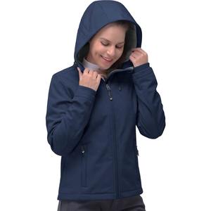 Veste extérieure réfléchissante Offre Spéciale Veste Softshell isolée légère pour femme Col montant Respirant Chaud Séchage rapide Anti - Product Image 2