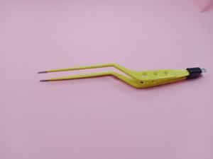 Aesculap Pince de coagulation électrochirurgicale à usage unique Instruments isolés à raccord européen bipolaire avec lame de doigt incurvée - Product Image 3