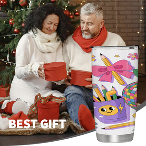 Tazza Termica da Viaggio in Acciaio Inox 20oz, Regalo Personalizzato OEM/ODM per la Festa degli Insegnanti e la Laurea - Product Image 5