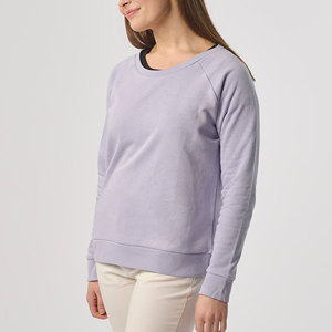 Vente en gros de sweatshirt pour femme avec logo personnalisé pull surdimensionné en coton et polyester vêtements confortables et décontractés à manches longues - Product Image 2