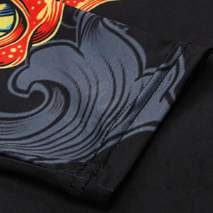 Maillot de bain Rash Guard MMA pour homme, tricoté sur mesure, haute qualité, design 2025, respirant, séchage rapide, polyester/nylon - Product Image 6