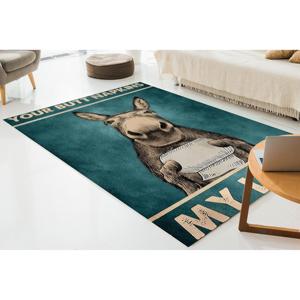 Alfombra estampada: diseño moderno, antideslizante, fácil de limpiar, ideal para pasillos y baños, alfombra delgada no tejida - Product Image 2