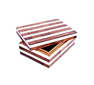 Boîtes à bijoux de luxe personnalisées de la meilleure qualité 2024, incrustation de nacre, bois et résine, certifiées EPCH, nouveau design, fabriquées à la main en Inde - Product Image 4