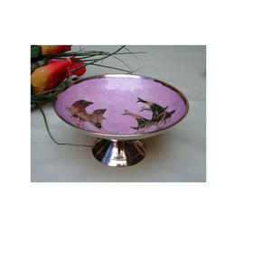 Bol à fruits au design élégant avec support suspendu, fait à la main, incurvé, décoratif, pour servir des collations, en métal - Product Image 4