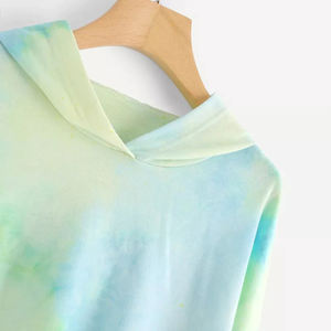 เสื้อครอปมีฮู้ดของผู้หญิงเสื้อครอปแบบมีฮู้ดสวมใส่สบาย - Product Image 3