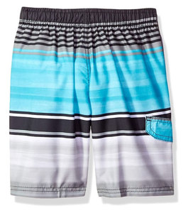 Pantalones cortos de baño de cintura media sólidos de poliéster 100% informales para hombre con bolsillos transpirables de secado rápido para correr uso en el gimnasio - Product Image 2