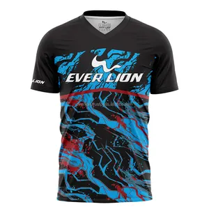 Camiseta de fútbol al por mayor camiseta de fútbol cómoda personalizada sublimada y de talla grande camiseta de fútbol de precio bajo de tendencia superior