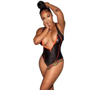 Sasha Zip One Piece <b>Swimsuit</b> Women Front Zipper Stretch Fit Sexy Athletic Beach Swimwear - Product Image 4