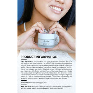 Neoglow & Hyaluronic Complex 50ml Gel para cara y ojos Cremas faciales de Hydrobooster - Product Image 5