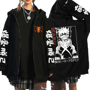 เสื้อฮู้ดโอเวอร์ไซส์ คัตสึกิ บาคุโกะ ผ้าถักคุณภาพสูง ระบายอากาศได้ดี น้ำหนักเบา ทันสมัย พิมพ์ลาย สำหรับฤดูใบไม้ผลิและฤดูใบไม้ร่วง ไซส์ XS - Product Image 2
