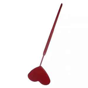 Miroir coeur de cils 3X miroir à long manche en acier inoxydable plaqué or pour extensions de faux cils greffage outils de maquillage - Product Image 3