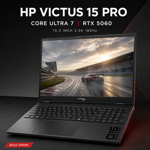 ขายส่งแล็ปท็อปเกมมิ่ง HP Victus 15 Pro รุ่น Core Ultra 7 RTX 5060 8GB หน้าจอ 15.3 นิ้ว 2.5K 180Hz แรม 16GB DDR5  SSD 512GB สำหรับธุรกิจ - Product Image 1