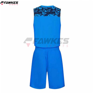 Good Quality Basketball Uniform Custom Team Men Training Shirt Short Adults Sports Plain Color Basketball Uniform - Product Image 2