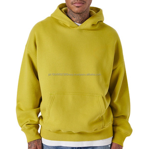 Sudadera con Capucha Extra Grande de Felpa Francesa de Gran Peso Más Vendida para Hombre, Sudaderas con Capucha y Hombros Caídos para Invierno - Product Image 3