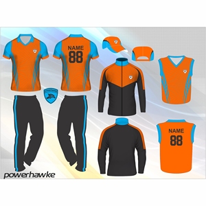 Últimos Diseños de Ropa Deportiva 2022, Conjunto Completo de Uniforme de Cricket Powerhawke, Disponible con Logotipo Personalizado y en Diferentes Colores - Product Image 3