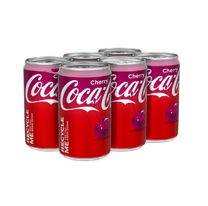 Boisson gazeuse Coca-Cola Classic saveur cerise de qualité supérieure, canette de 330 ml, rafraîchissante, pour les commandes d'exportation - Product Image 3