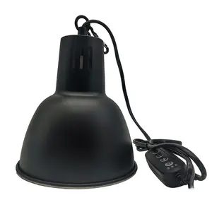 Hoge Kwaliteit 5.5 Inch Reptiel Reflecterende Koepel Met Keramische E27 Lamp Houder Lampenkap Lamp Lamp Armatuur