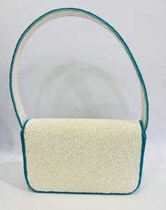 Bolso de hombro multifruit con cuentas, bolso con cuentas de cítricos, bolso de verano tropical, bolso de limón hecho a mano, bolso de mano con cuentas artesanales, - Product Image 2