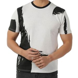 Camiseta de punto grueso con diseño estampado, ropa informal de corte regular, ropa de moda, ropa de playa de gran venta, camiseta para hombre - Product Image 2