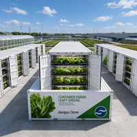 Solution de ferme hydroponique automatisée en conteneurs pour projets d'agriculture intérieure, agriculteurs commerciaux et investisseurs agricoles