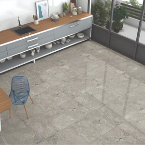 Modern Nexo <b>Slate</b> Gray Porcelain Floor and Wall Tile Matte Finish 60x120cm Large Format Water Resistant Anti Slip Indoor Slab - Product Image 1