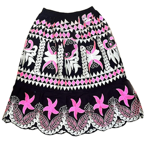 Novedades, Falda Maxi con Estampado Tribal Polinesio de Flores Personalizada, Falda Larga de Verano para Mujer, Falda Larga de Cintura Alta para Fiestas y Vacaciones - Product Image 6