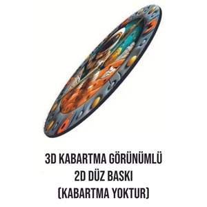 Colorful Printed Patterned Flower Basket Embossed Wooden Silent <b>Wall</b> <b>Clock</b> <b>50cm</b> Gift - Product Image 6