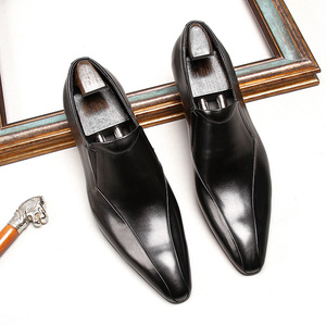 Chaussures décontractées légères avec semelle extérieure flexible et doublure absorbant la transpiration, chaussures quotidiennes pour hommes, chaussures en cuir - Product Image 2