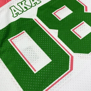 Camisetas de Fútbol Americano con Logotipo Personalizado, Impresión Digital, Unisex, Alta Calidad, 100% Poliéster, Transpirables, de Secado Rápido, Tallas Grandes - Product Image 4