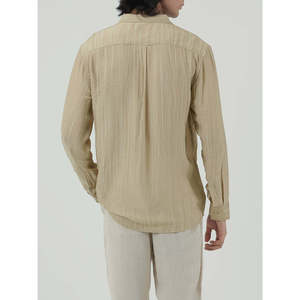 Chemise décontractée pour homme CORMAC, 100% coton, tissu popeline tissé, respirant et à rayures -- MC2366 - Product Image 6