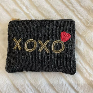 Porte-monnaie perlé classique perle et diamant perlé maquillage sac mariage ou fête cadeau pour elle - Product Image 1