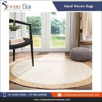 Bestseller Produkte Stilvolles Bio-Jute-Teppich-Set Hand gefertigt mit neuestem Design Stickerei für Küche Esszimmer Kinderzimmer
