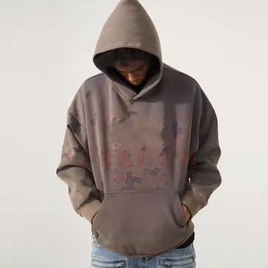 Sudadera con Capucha para Hombre, Diseño Único 2026, Estilo Desgastado, Alta Calidad, Ecológica, Transpirable para Invierno - Product Image 1