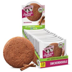 Lenny & Larry's Complete <b>Protein</b> Cookie, [Snickerdoodle], Chewy Soft Baked, 16g Plant <b>Protein</b>, 4 Ounce Cookie (Pack of 12) - Product Image 1
