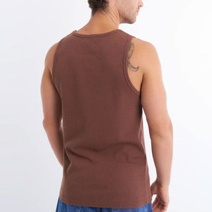 ขายส่งเสื้อกล้ามขนาดบวกราคาถูกแห้งเร็วสําหรับผู้ชาย / OEM เปล่าพิมพ์แบบกําหนดเองขายส่งเสื้อกล้ามผู้ชายผ้าฝ้าย - Product Image 2