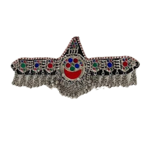 Conjunto de collar y pendientes de Gargantilla afgana de circón de cobre hecho a mano antiguo, joyería de mujer para ropa de fiesta de boda, último diseño - Product Image 5