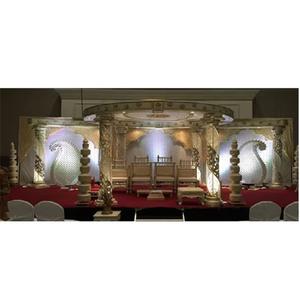 Fascinante boda hindú Mandap decoración sueño boda evento diamante Mandap/escenario excepcionalmente hermoso boda Mandap - Product Image 1
