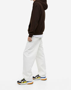 Coupe classique taille sur mesure prix de gros couleur unie design surdimensionné streetwear pulls à capuche - Product Image 3