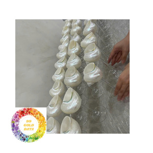 แก้วไวน์เปลือกหอยธรรมชาติที่มีก้านใสภาชนะใส่เครื่องดื่มเปลือกหอยทำด้วยมือสำหรับตกแต่งบ้านและร้านขายของที่ระลึกริมทะเล - Product Image 6